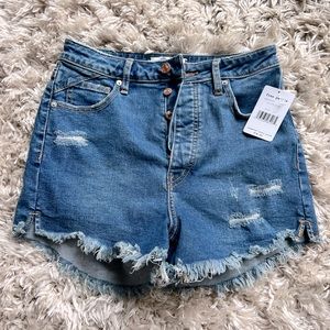 Free people - We The Free Crvy Vintage High Rise Short in Lolita Blue - size 27